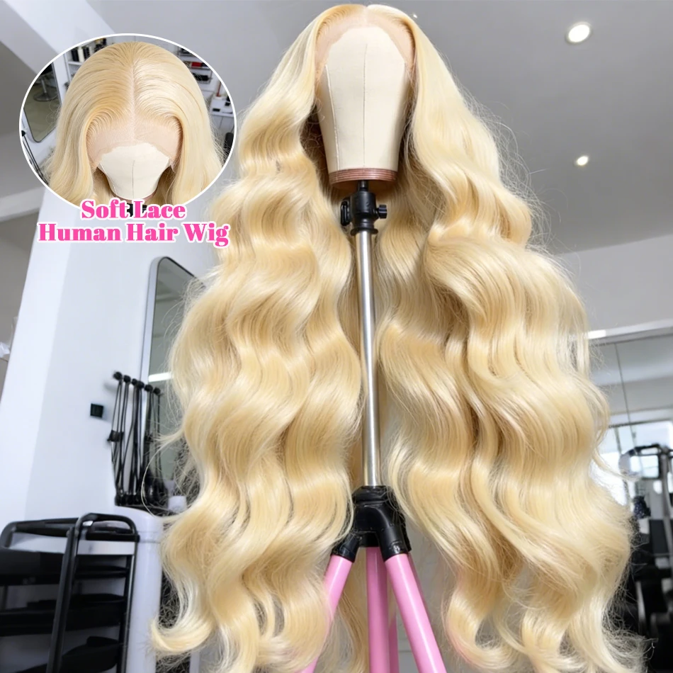 

30 Inch 613 Lace Front Wig Human Hair 200% Density HD Transparent Lace Front Wig 13x4 13X6 Body Wave Wigs Human Hair Pre Plucked