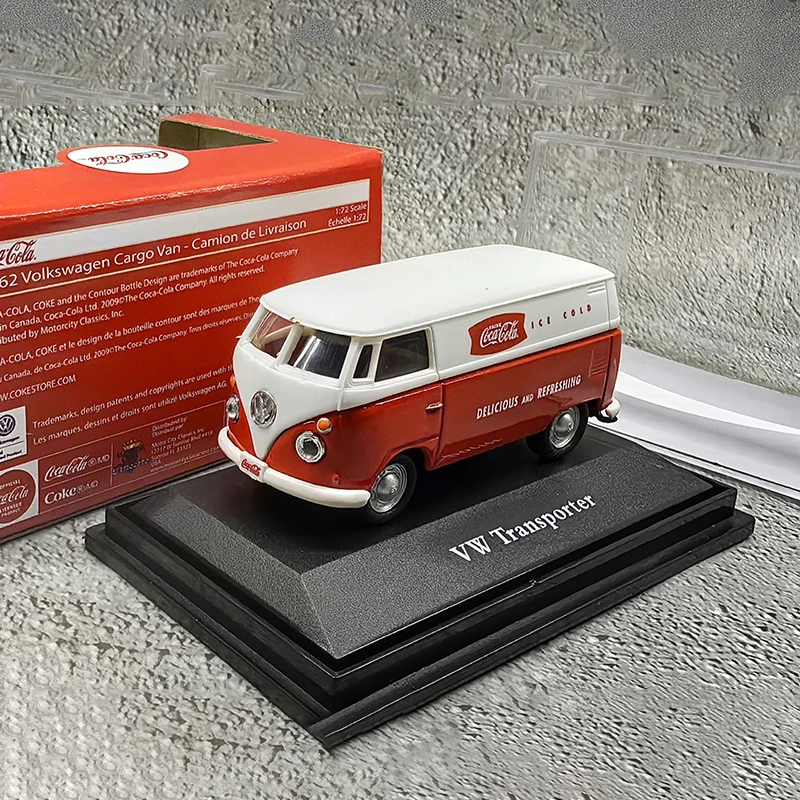 

Масштаб 1:72 литая модель автомобиля Volkswagen Transporter Type 2 из сплава, Классическая модель автомобиля, подарок для взрослых, сувенир, статический дисплей