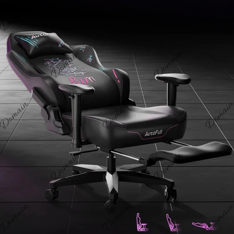 PL Executive Ergonomic Chair Footrest Extension Designer Comfortable Gaming Chair Wheel Relaxing Study Fotel Gamingowy Home Offi