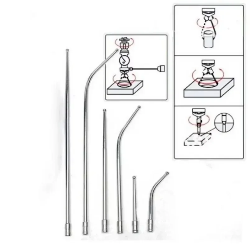 1set Mill Dial Test Coaxial Centering Indicator Centre Finder Milling Tool Needle