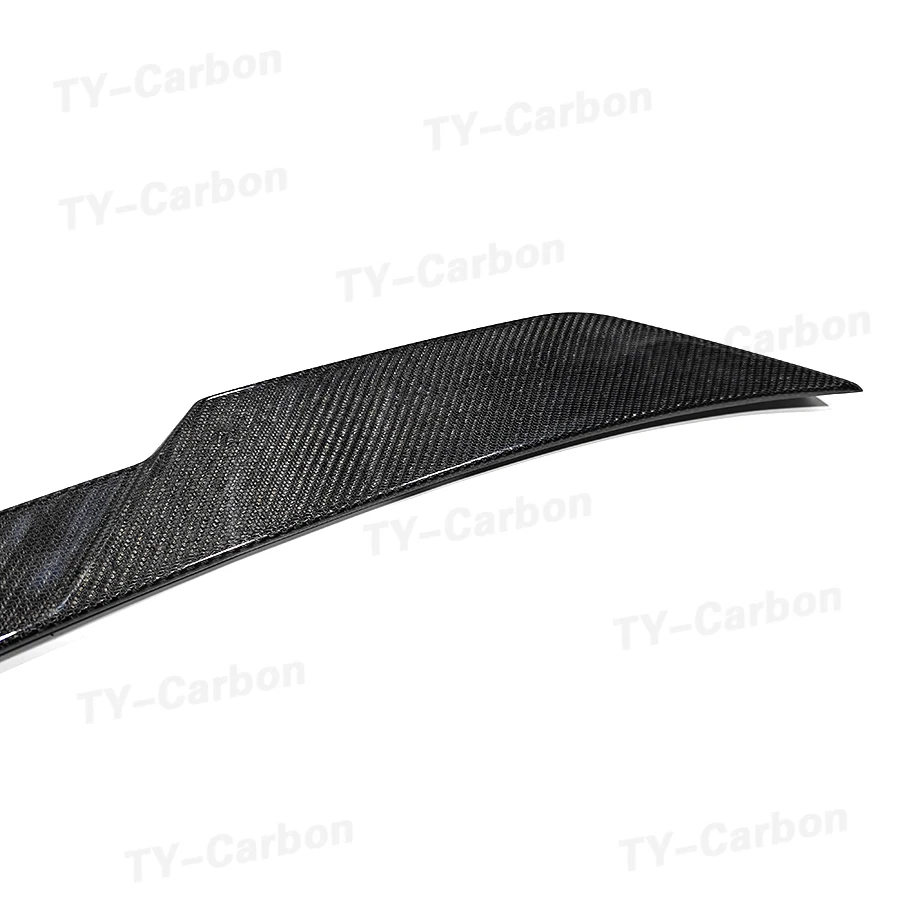 Car Rear Trunk Spoiler Wings Real Carbon Fiber for BMW 5 Series G60 G68 G90 M5 2024+ Racing Rear Spoiler Boot Wing Lip