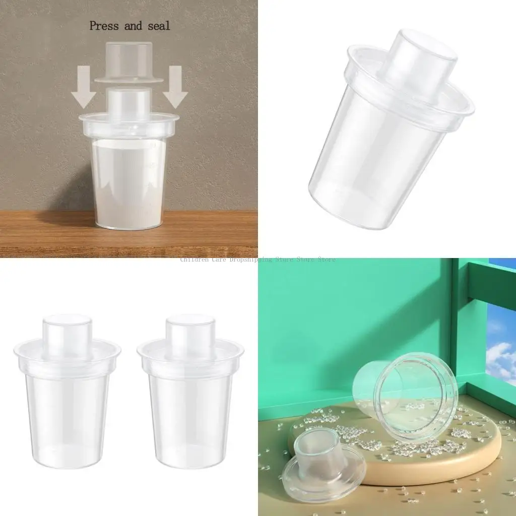 

1Pc/2pcs Portable Milk Powder Container Cereal Corn Flour Box for Toddlers Baby