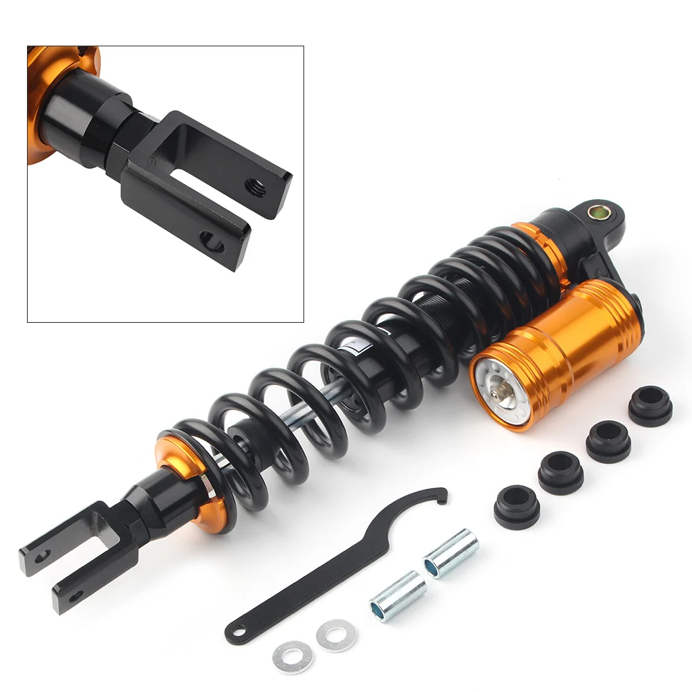 415mm Universal Motorbike Rear Shock Absorber 10mm Spring Suspension For Yamaha Honda Suzuki Kawasaki 250cc Trail Dirt Bike ATV