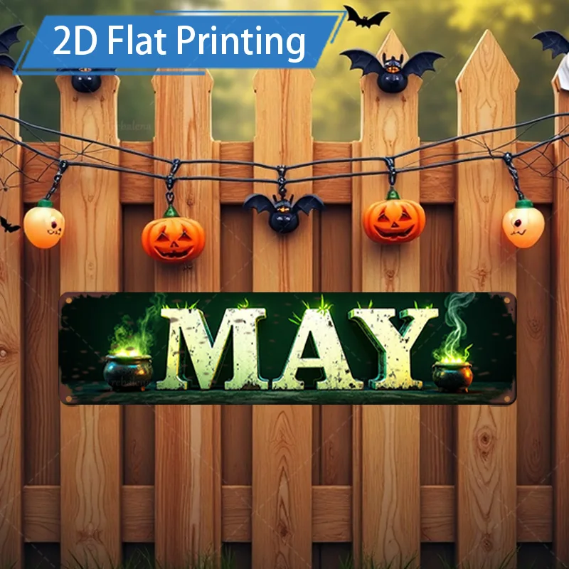 1Pc Metal Sign, 4X1… - image