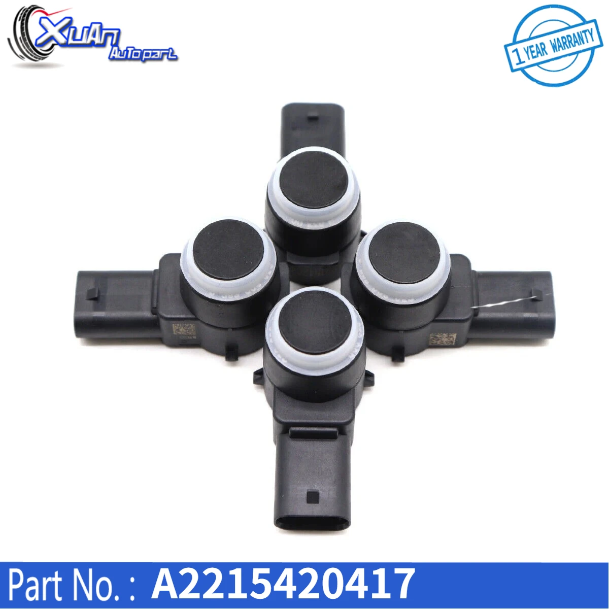 

Датчик парковки PDC A2215420417 A0009052402 4 шт. Автомобиль для MERCEDES-BENZ C300 C350 C63 AMG CL550 CL600 E320 E350 E550 E63 AMG GL320