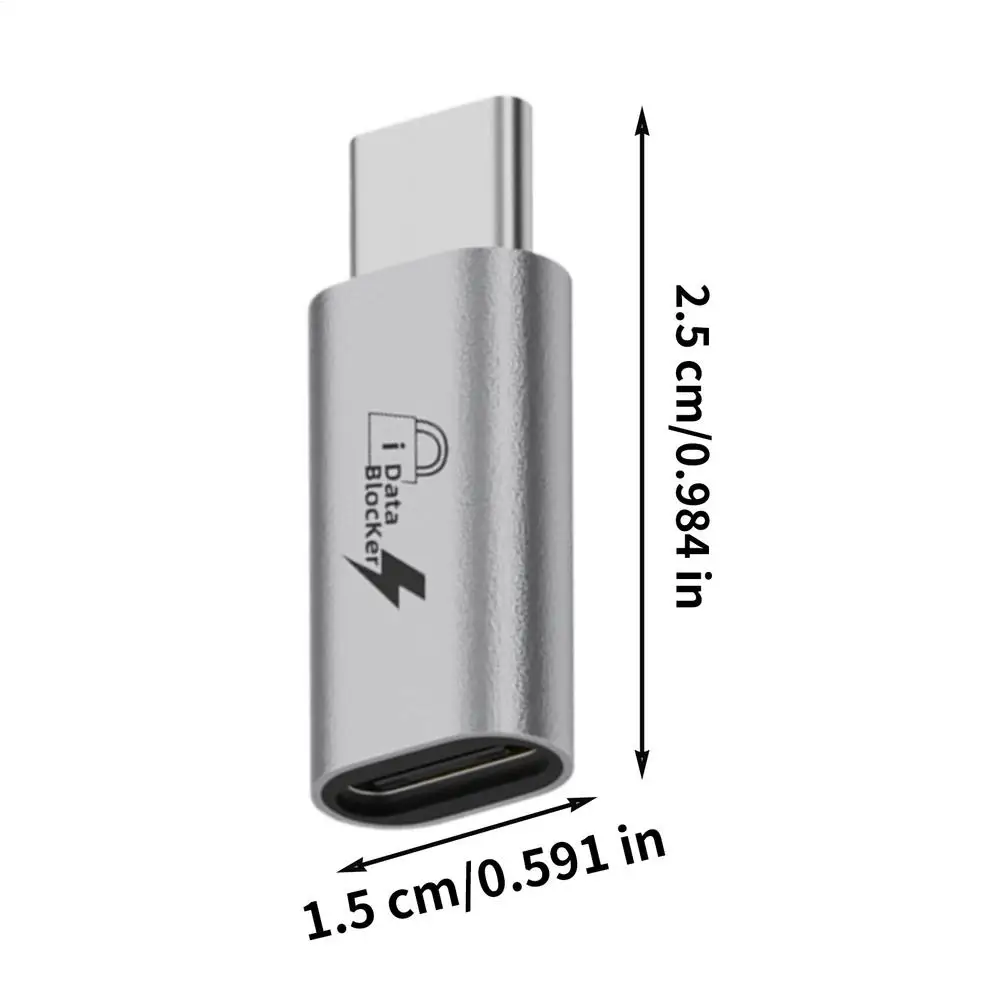 USB-Datenblocker-Sicherheitsadapter, Anti-Juice-Jacking-Schutz, Typ-C-Defender für Tablet, Handy, PC, Laptop, Ladesicherheit