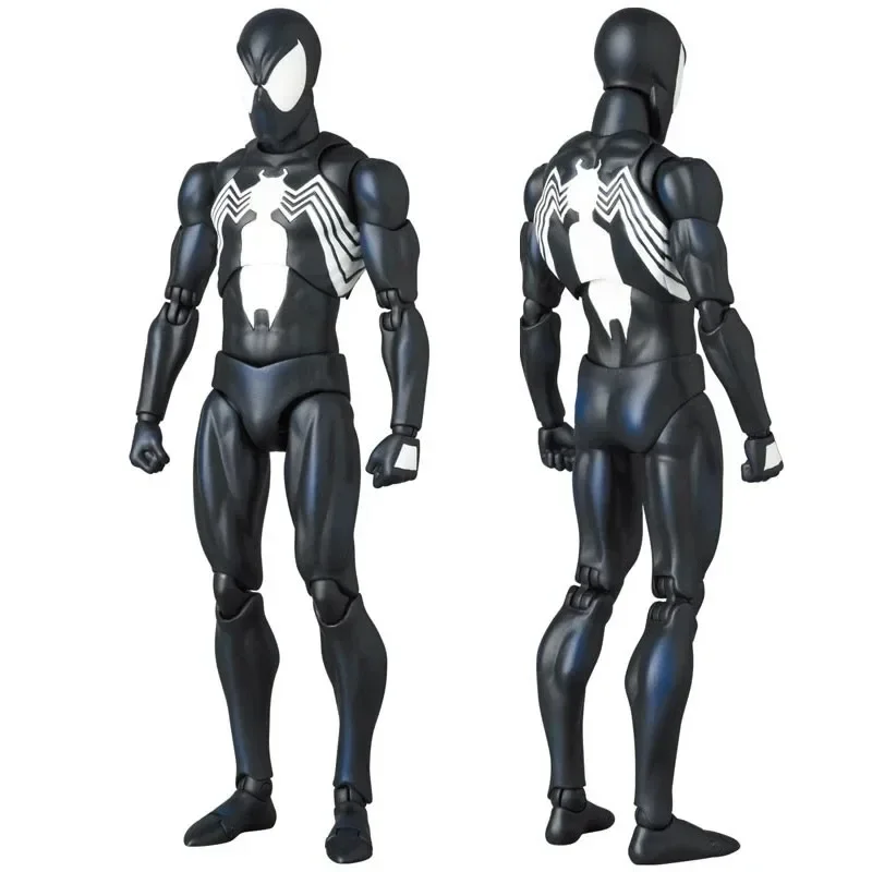 Figurine d'action symbiotique Spider-man Venom, jouets en PVC, modèle d'anime, cadeaux jouets, Black SpidSuffolk, 1/12