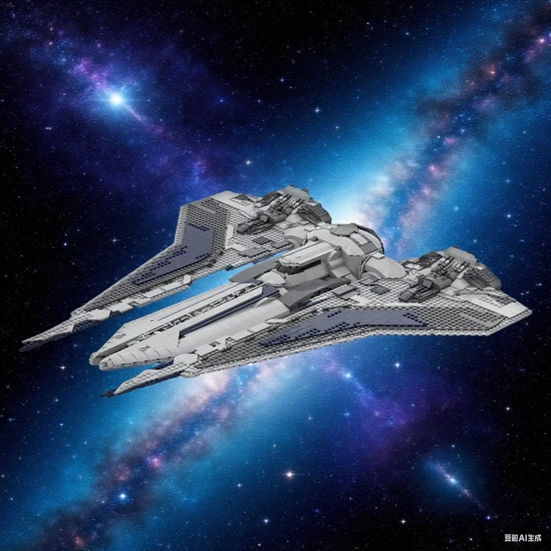 2840pcs MOC Gauntlet UCS Kom Rk Mk III Eventus Engineering System Space Battle Ultimate Collector Model Building Blocks Toy Gift