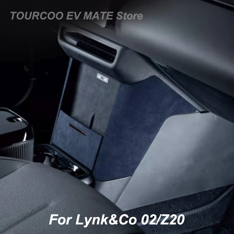 

Декоративные наклейки из замши для Lynk&Co 02/Z20 под центральную консоль, аксессуары для стайлинга автомобиля, модифицированные детали