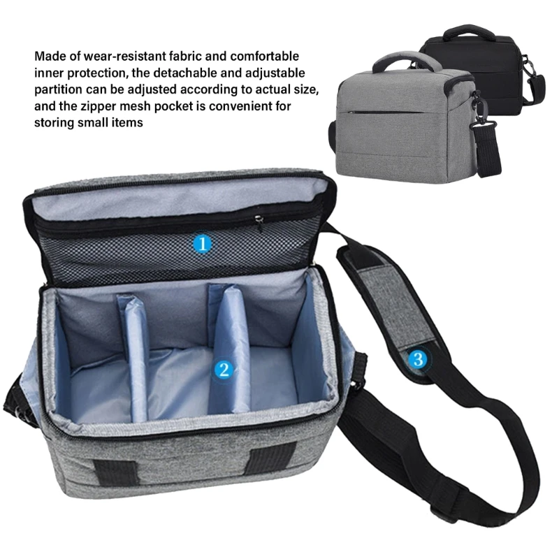 Nylon Travel Carrying Case Storage Bags with Shoulder Straps for XGIMI Play3/Play5 Projectors Protector Box