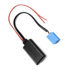 Biurlink Car Bluetooth Music Aux Audio Adapter Mini ISO 8Pin for Volkswagen Blaupunkt Radio 2000-2010