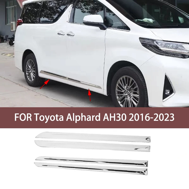 

Автомобильные аксессуары, подходят для Toyota Alphard AH30 2016-2023, хромированный ABS комплект кузова, боковая дверь, накладка на кузов автомобиля