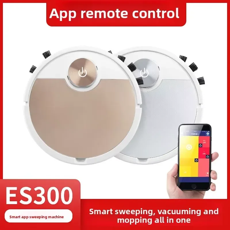 STLF SD ES300 Smart Robot Vacuum, App Control USB-Powered Brush Motor Floor Sweeper