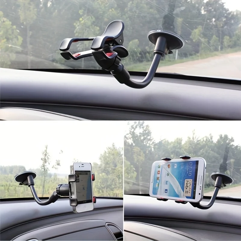 

Universal Car Phone Holder Sucked Type 360° Rotatable Windshield Mount Stand GPS Phone Bracket Auto Interior Decor Accessories