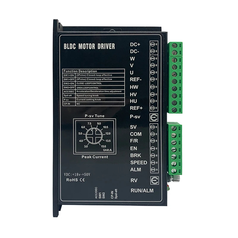 

48V 440 Watt Brushless DC Motor Drive Speed Controller for Three-Phase Hall Sensor Bldc Motor