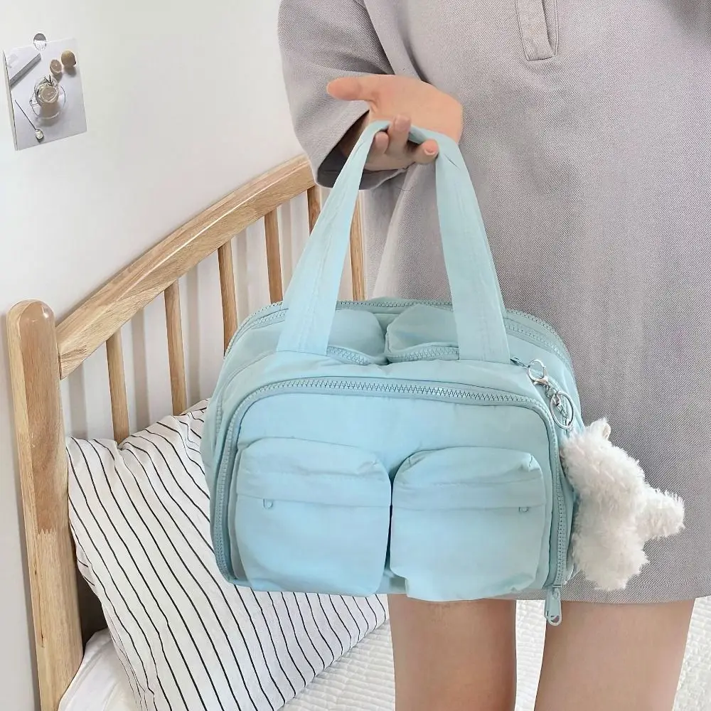 

Portable Multi-pouch Travel Cosmetic Bag Nylon Waterproof Makeup Pouch Bag Puffy Toiletries Organizer Travel Wash Bag Outdoor