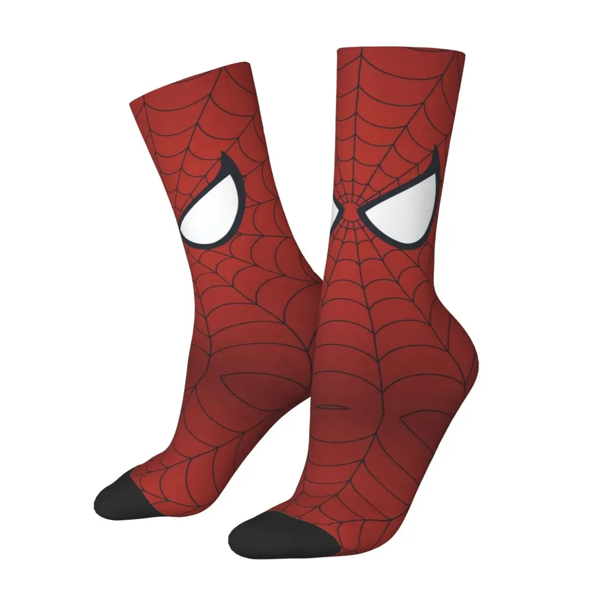 Winter Warm Colorful Women Men Spiderman Spider-man Socks Non-slip Crew Socks