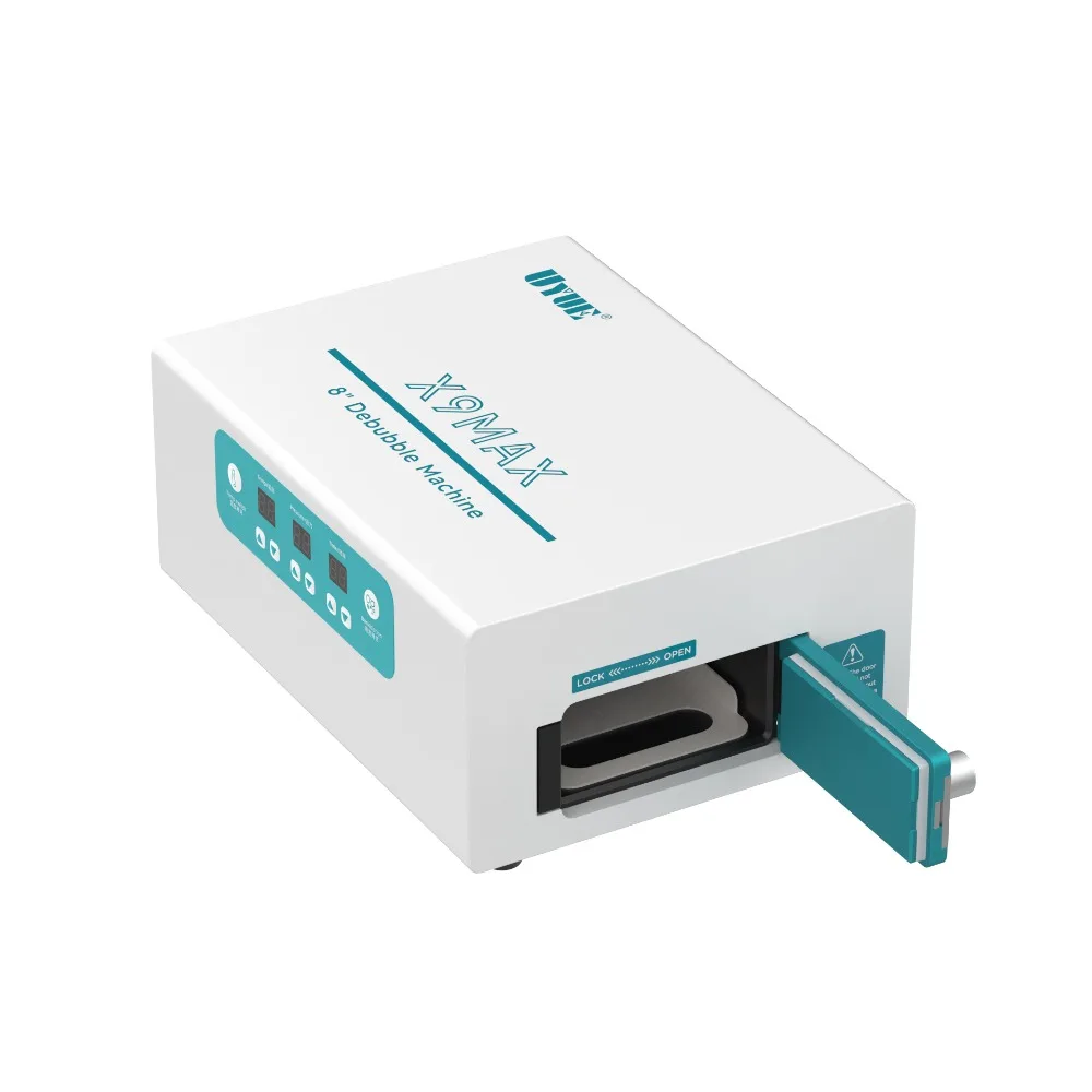 UYUE X9 MAX 600W مضخة تفريغ مدمجة لإزالة الرغوة الذكية تنطبق على iPhone أقل من 8 بوصة مزيل الرغوة المنحني/المسطح