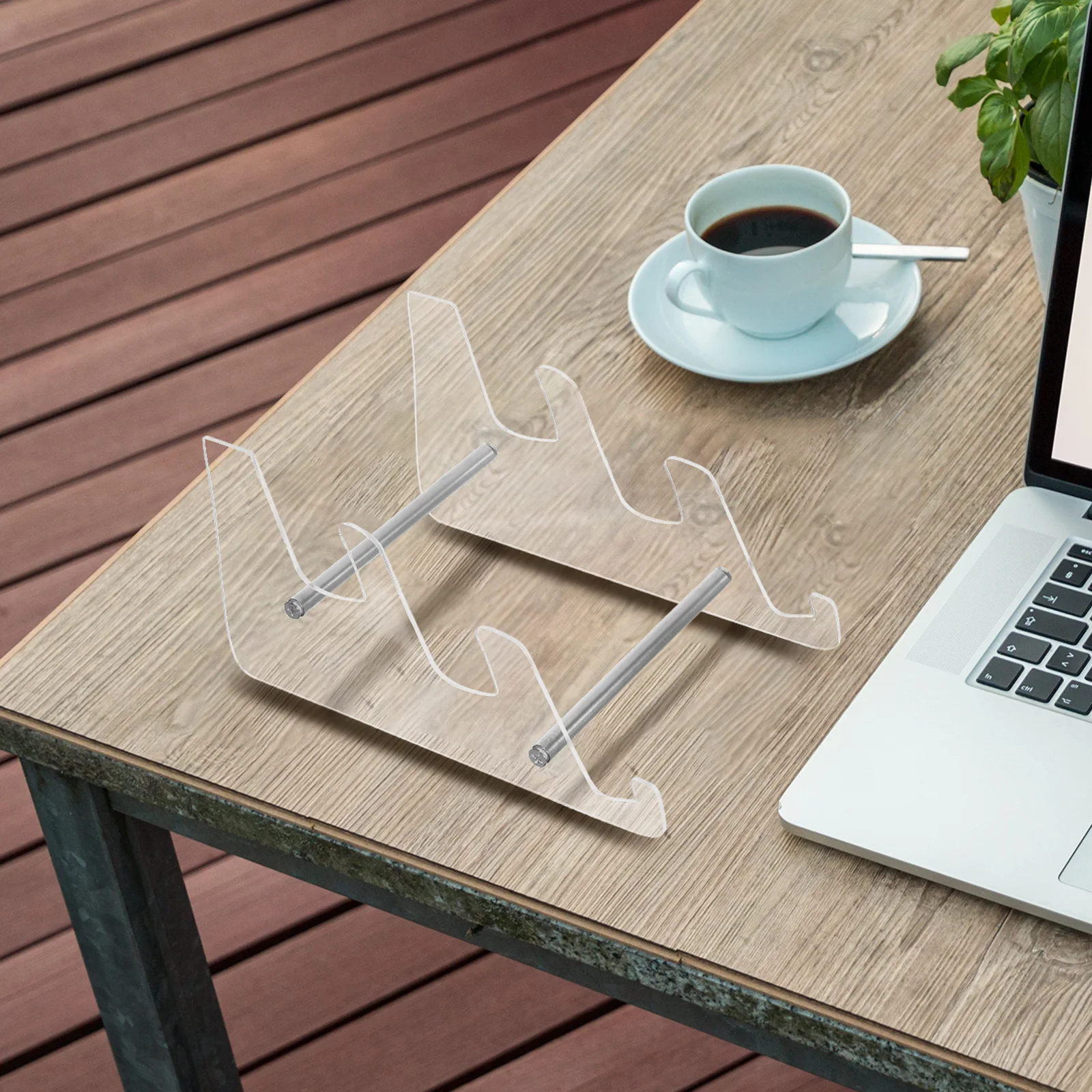 

2Pcs Portable Acrylic Keyboard Elevator Stable Support Riser Tray for Desktop Organized Stylish Home Office Setup