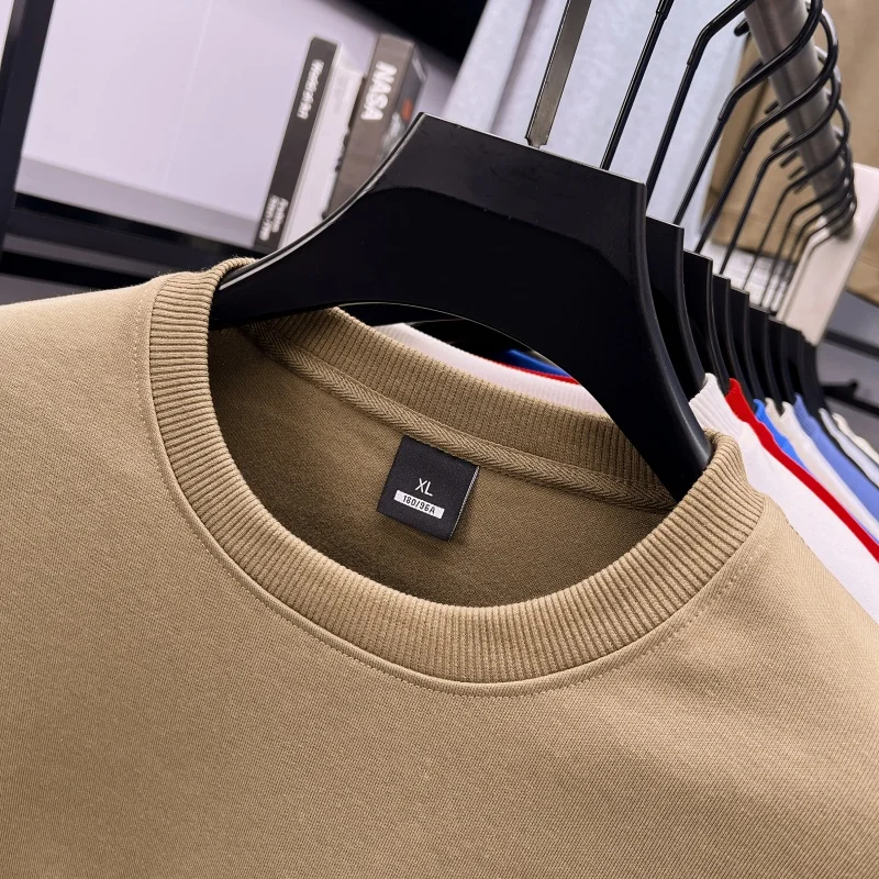 Hochwertiger neuer Trend: Herren-Sweatshirt mit Rundhalsausschnitt, leichte Luxusmarke, Herbst/Winter, weich, bequem, modisch, exquisite Stickerei, Pullover – Detail 33