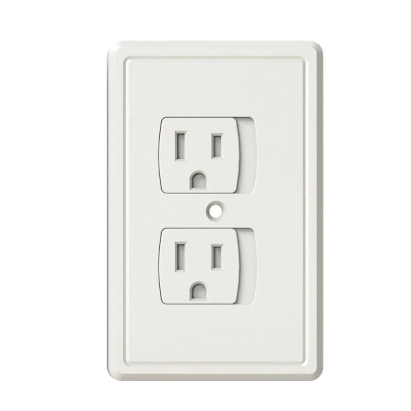 Self-Closing Outlet Cover Baby Proofing Child Safety Socket Protector Cover Electrical Power Baby Plug Cover