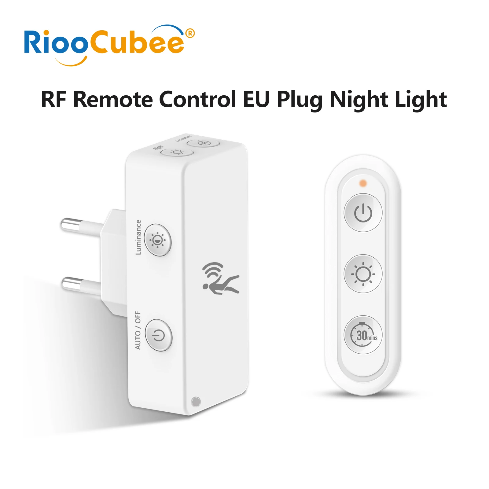 

Ночник RiooCubee EU с тремя режимами, таймером, пультом ДУ, радарным датчиком и четырехуровневой регулировкой яркости
