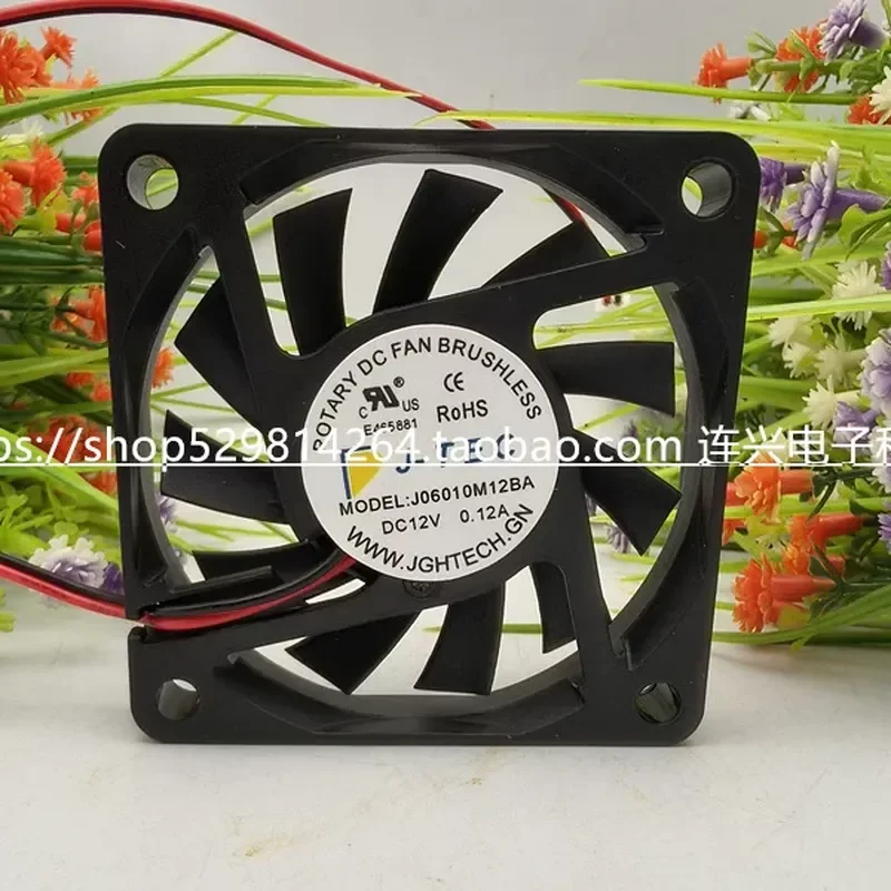 for J06010M12BA DC12V 0.12A 6CM Ultra Thin Fan Inverter Chassis Silent Cooling Fan