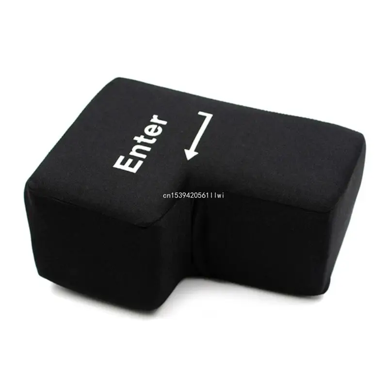 Anti-Stress Computer Huge Enter Key Big USB Keyboard Vent Button Pillow Desktop Dropship