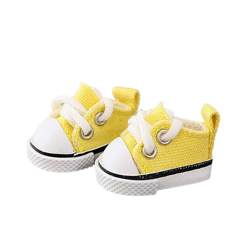 Für 10 cm Baumwolle Puppe Schuhe Mode Leder Schuhe Puppe Zubehör Mini Puppe Sport Schuhe Puppen Zubehör DIY Spielzeug – Detail 4