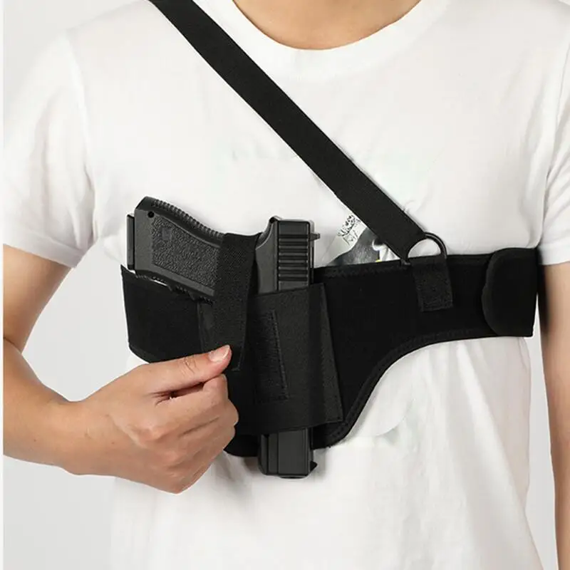 

Underarm Hidden Shoulder Holster Universal Carry 45 inches Waist Cover for Glock G17 19 G43 Taurus G2C TS9 TH380 G3 TORO CZ P10