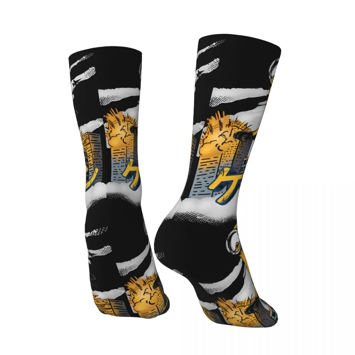 Hip Hop Retro Brilliant Crazy Men's compression Socks Unisex Despicable Me Street Style Pattern Printed Funny Novelty Happy Crew