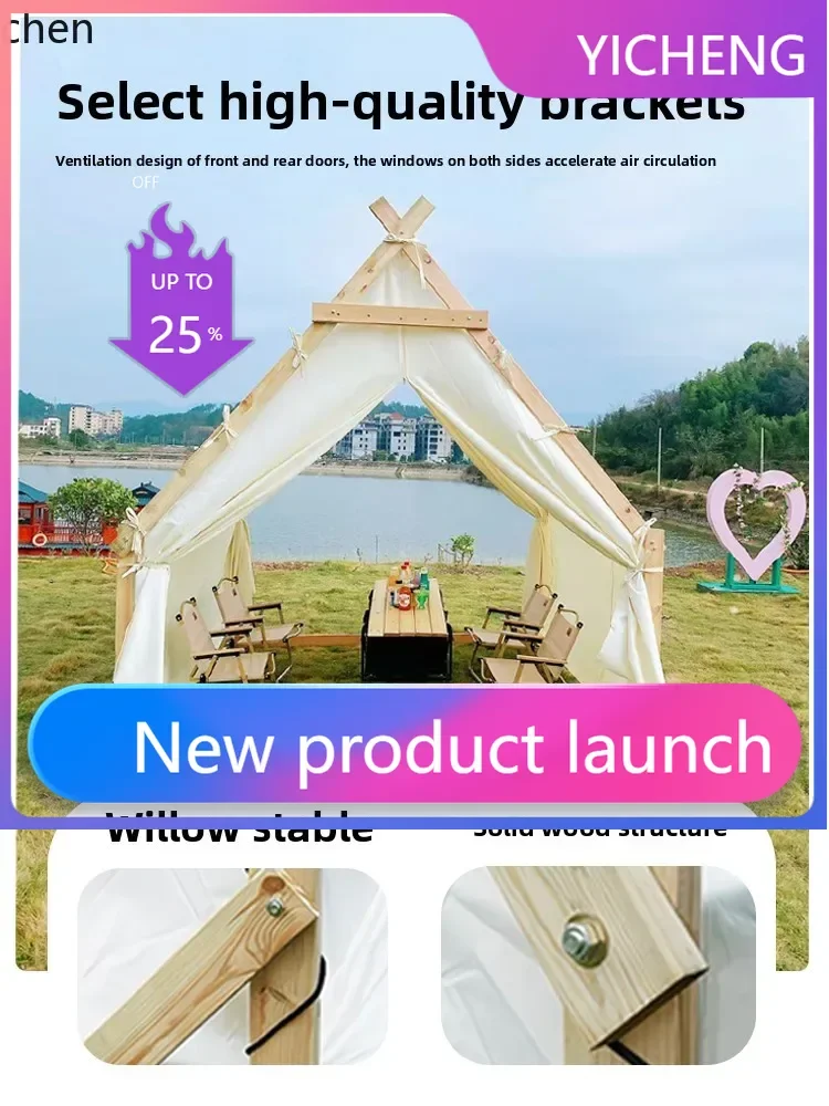 

LYY Outdoor Tent Star Rooftop Commercial Tent Rainproof Camp Camping Homestay