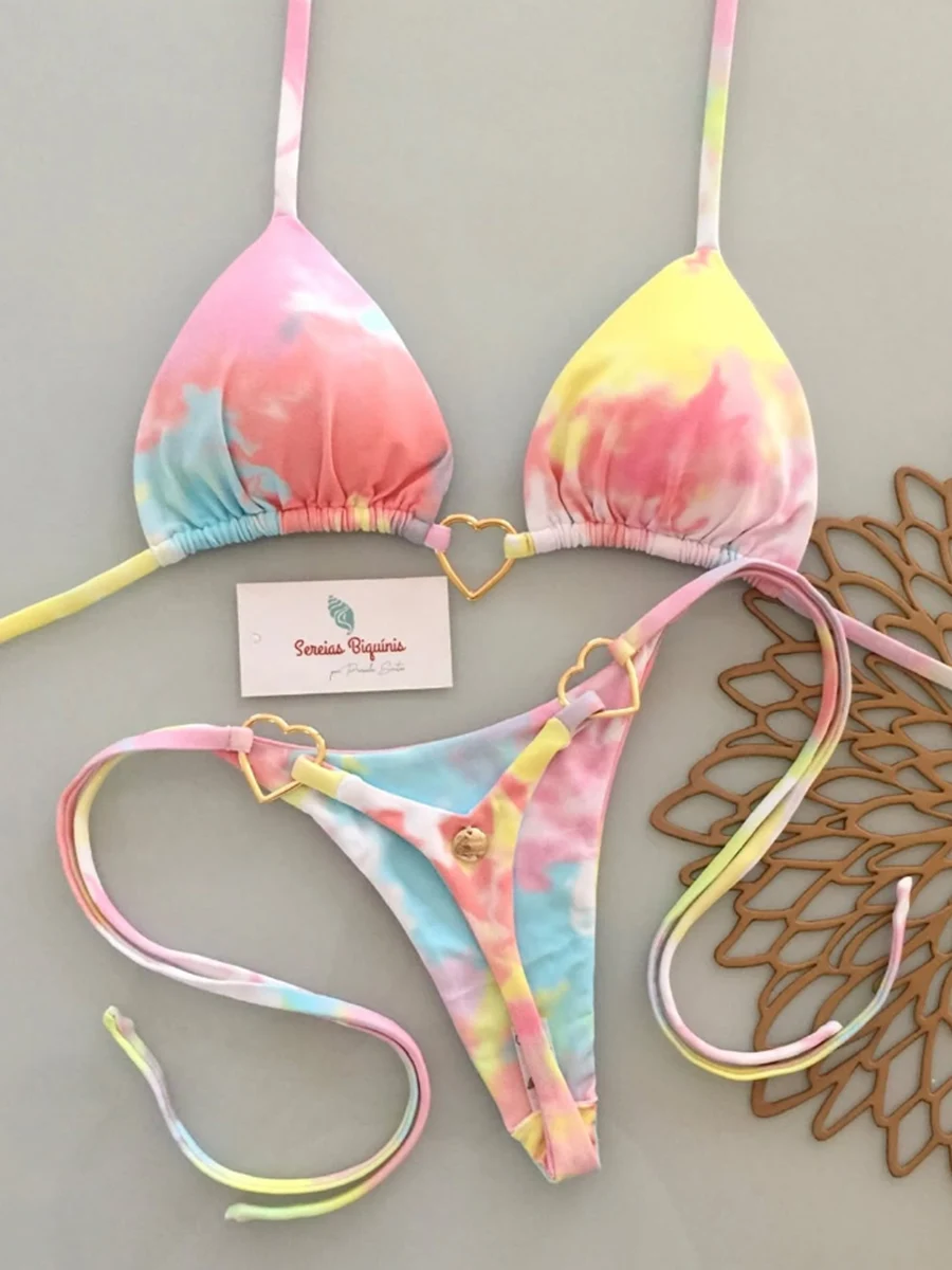 

Micro Bikini 2026 Push Up Women Swimsuits Sexy Swimwear Brazilian Bikini Set Thong Biquini Print Swimsuit Summer Beachwear