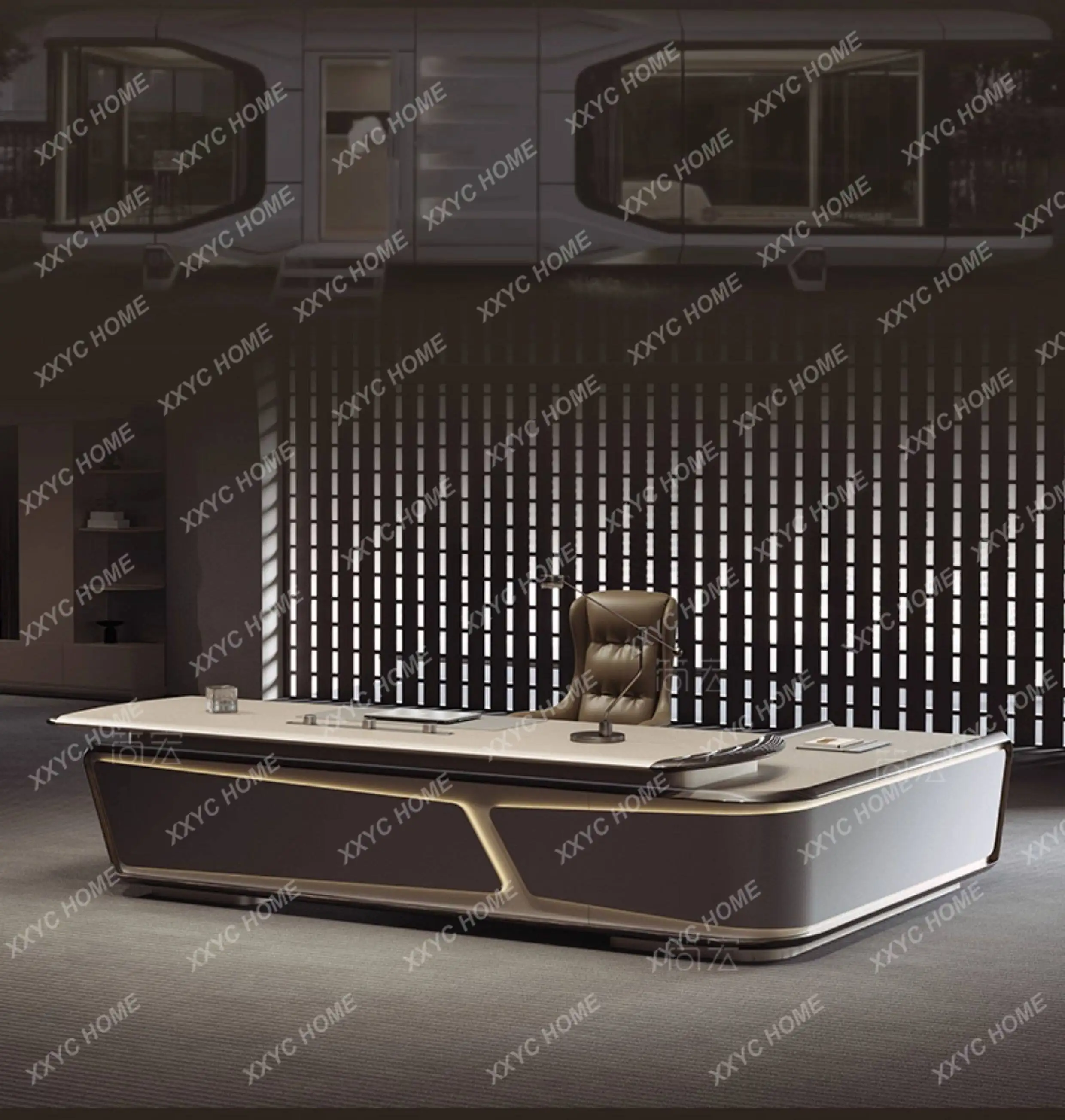 Atmospheric president boss desk chairperson, light luxury high-end sense