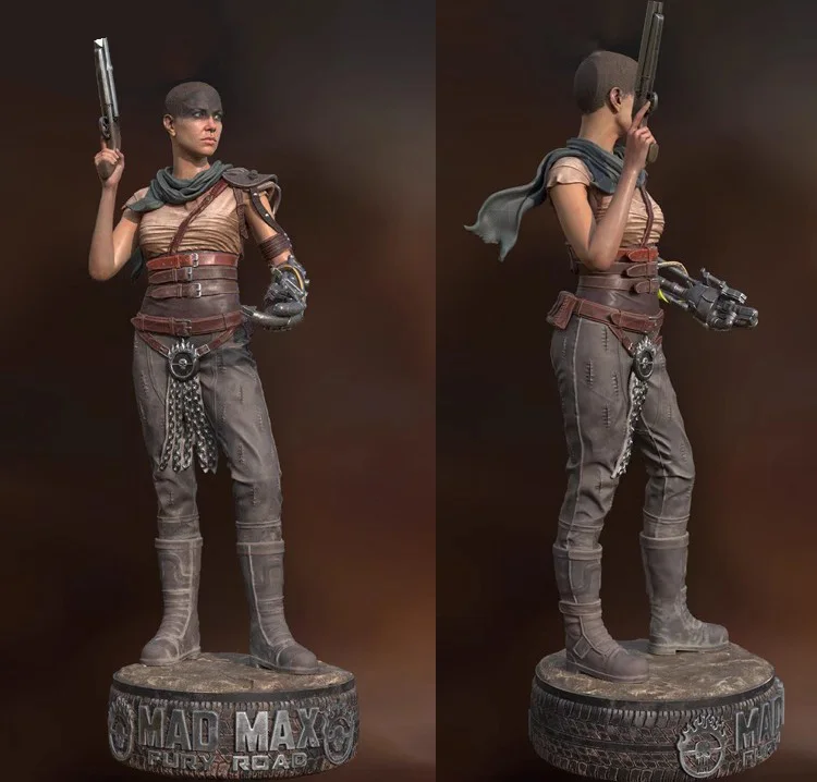 1/24 75mm  1/18 100mm Resin Model Figurine Female Hunter Figurine Sculpture Unpainted No Color RW-1198