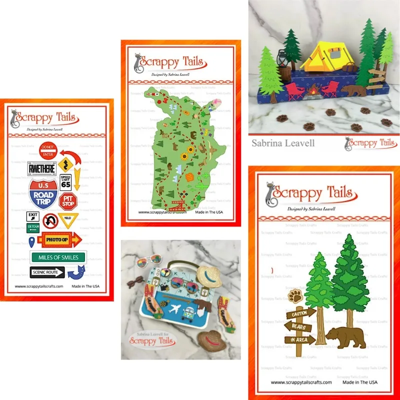 Troqueles de corte de metal y sellos de estampado con diseños de Torre Eiffel, sombrero y autobús camello, para álbumes de recortes DIY, álbumes de fotos, repujado y papel decorativo DIY