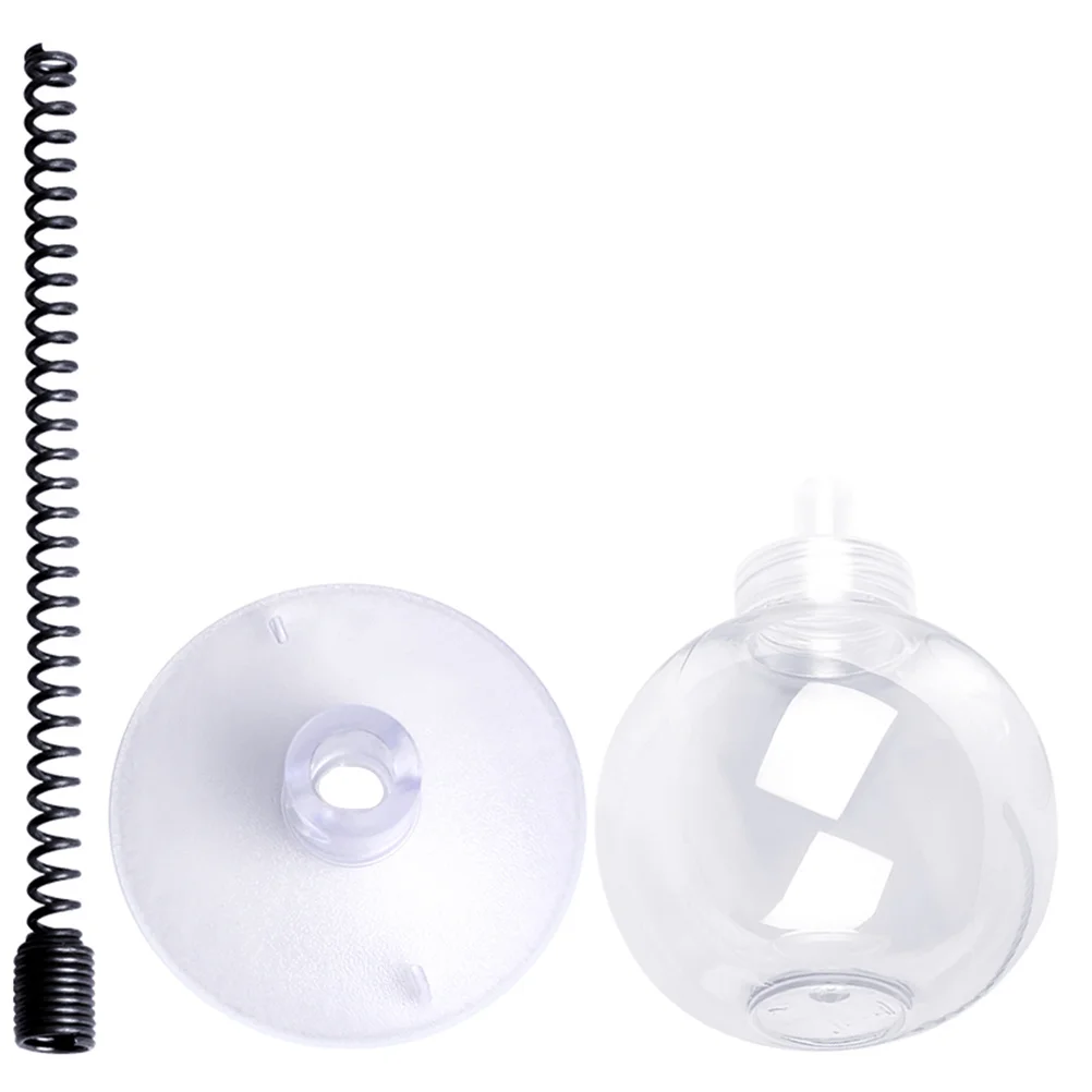 

Cat Treat Dispenser Interactive Spring Cat Feeding Fun Play Indoor Pet Track Feeder Amusing Teasing Ball for Active Cats