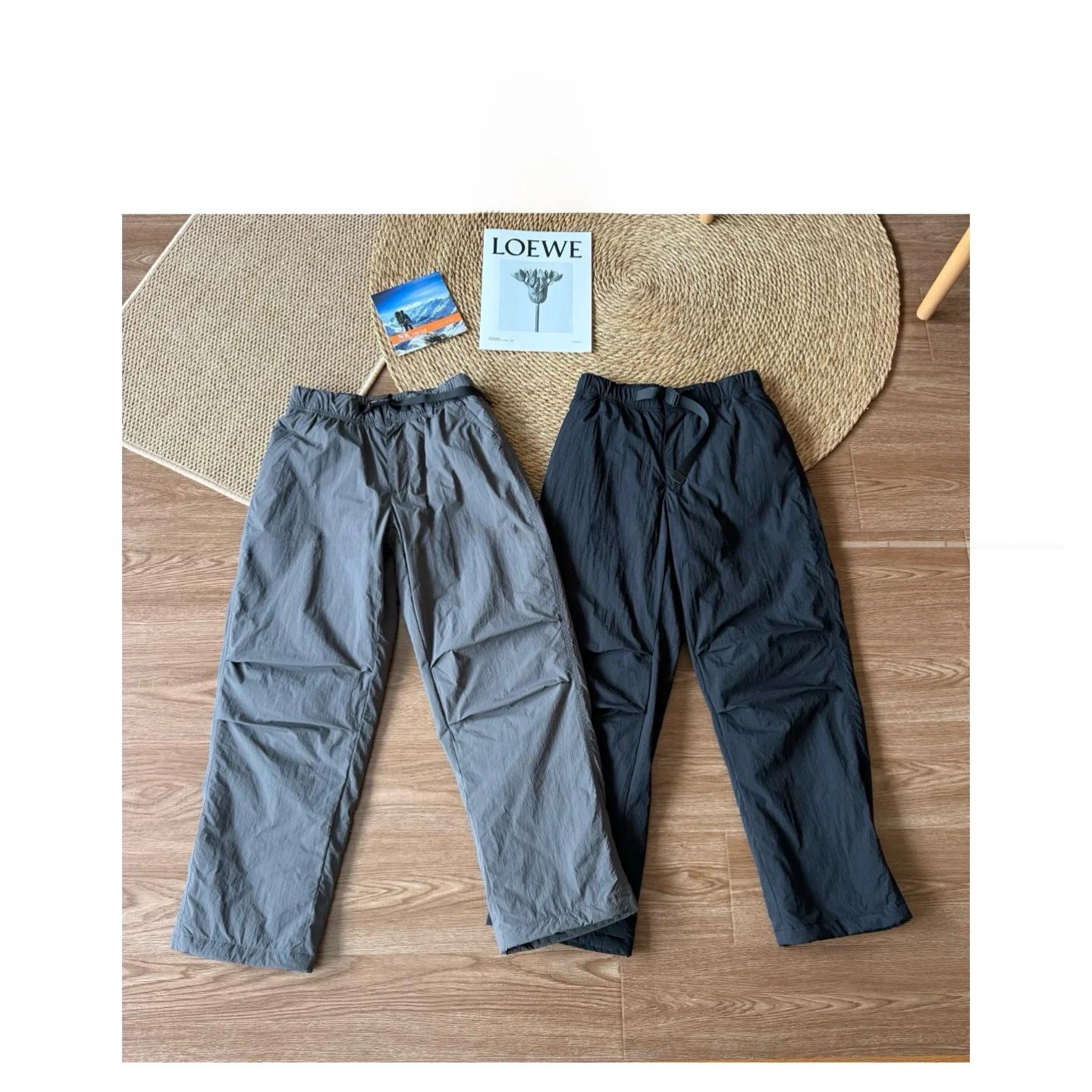 

Ретро-брюки парашютиста из хлопка, повседневные, прямого кроя, со средней посадкой, из полиэфирного волокна, теплые, для активного отдыха и поездок на работу, осень-зима