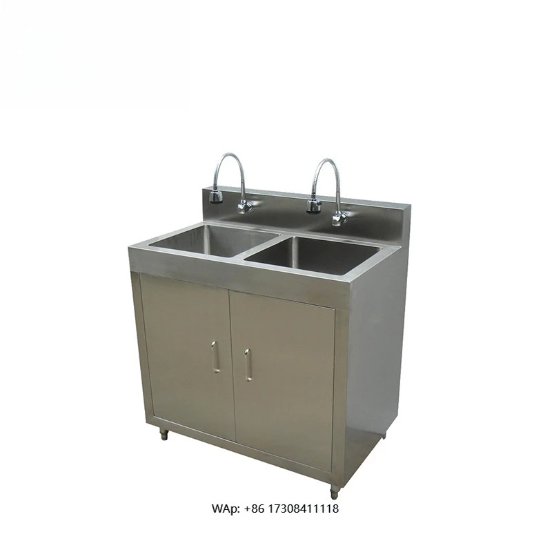 

Top Quality Clean Room Stainless Steel Multi User Step Activated Hand Washing Sink