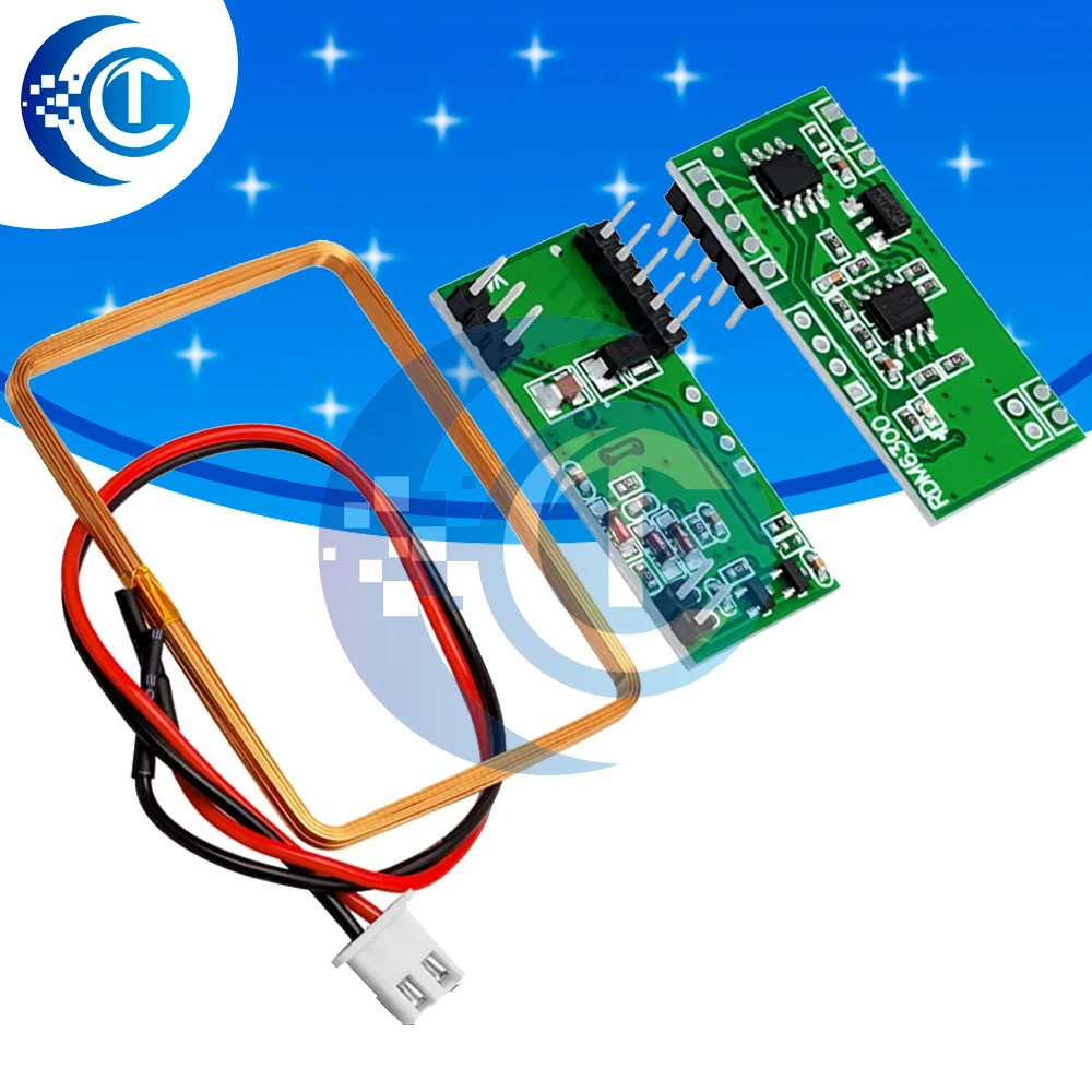 DIY Access Control System RFID Reader – 125KHz RDM6300 Module with UART Output (for Arduino Compatible)