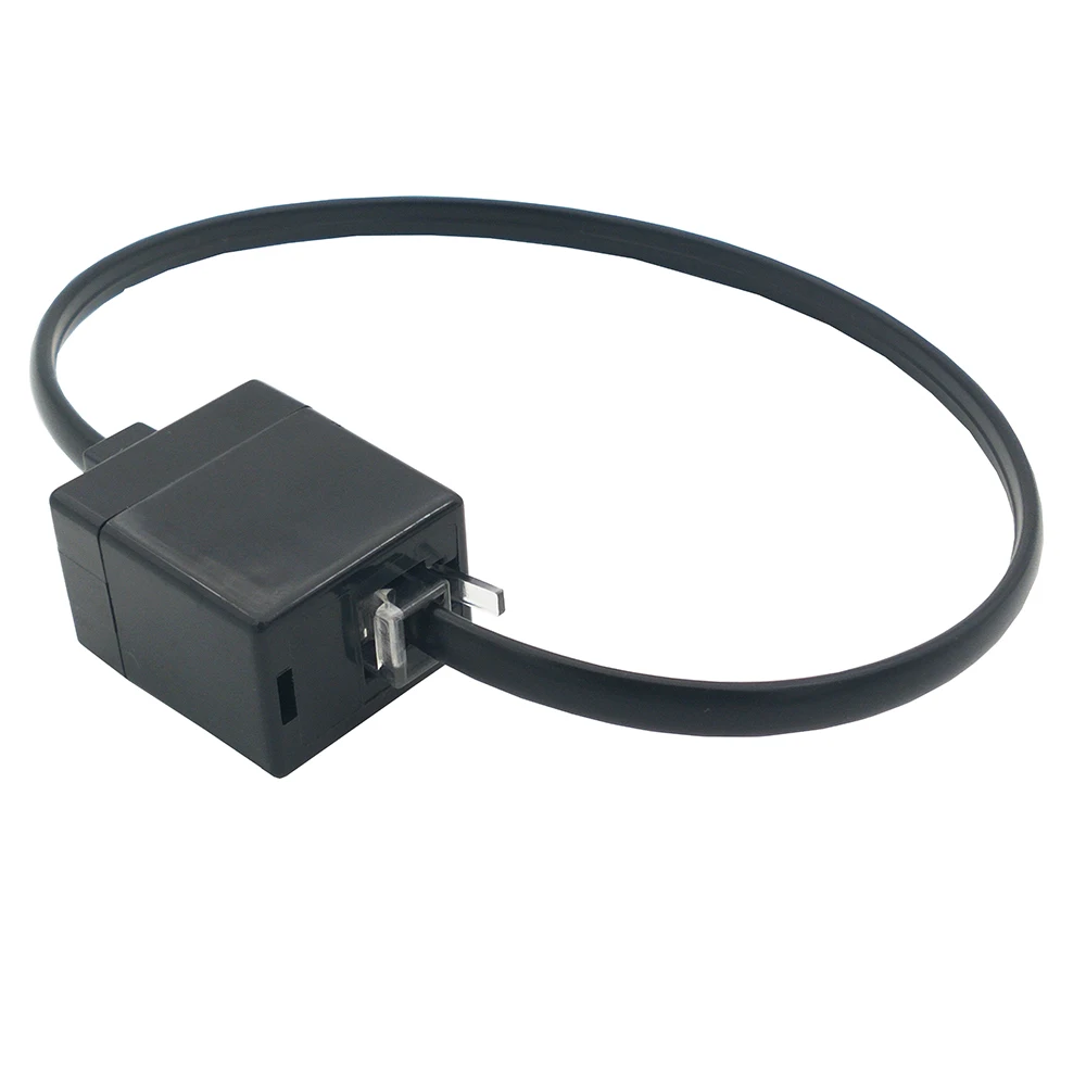 Kabel RJ9 25CM 4P4C Żeńskie Złącze do RJ9 Męski Wtyk czarny Do przedłużacza telefonicznego