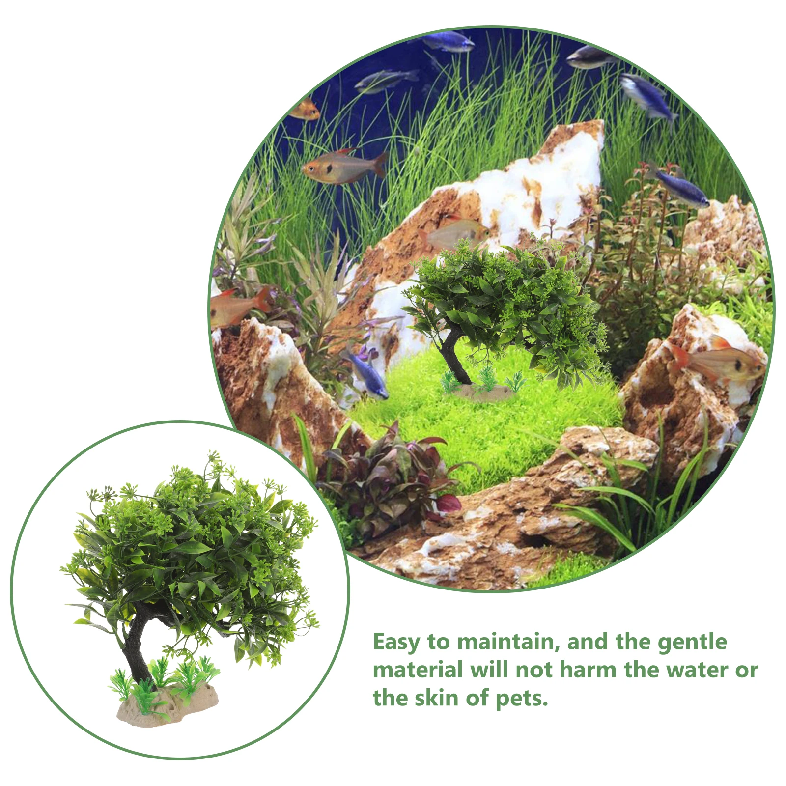 

Aquarium Decoration Simulated Plants And Tree For Fish Tank Accessories Creating A Beautiful Underwater Landscape