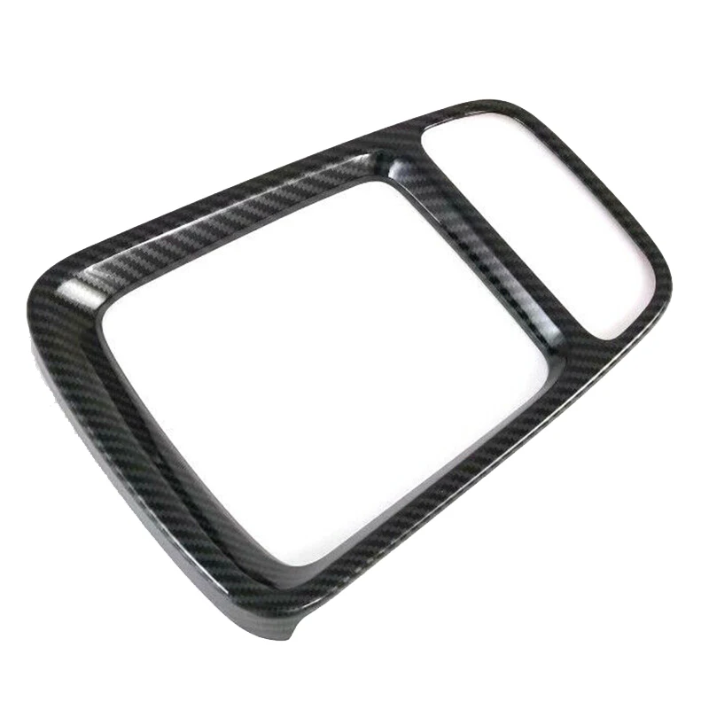 Carbon Fiber Car Central Console Gear Shift Lever Box Panel Cover Trim Automotive Interior For Hyundai Venue 2019-2020