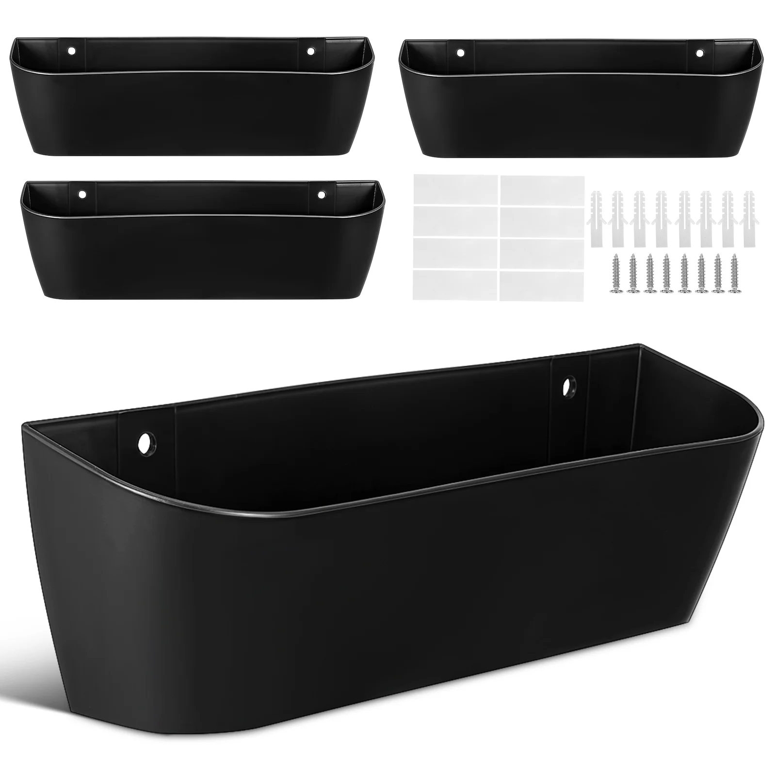 

4pcs Wall-Mounted Shoe Rack: Space-Saving Entryway Hallway Rv Organizer For Boots Sandals Slippers Narrow Efficient Hanger