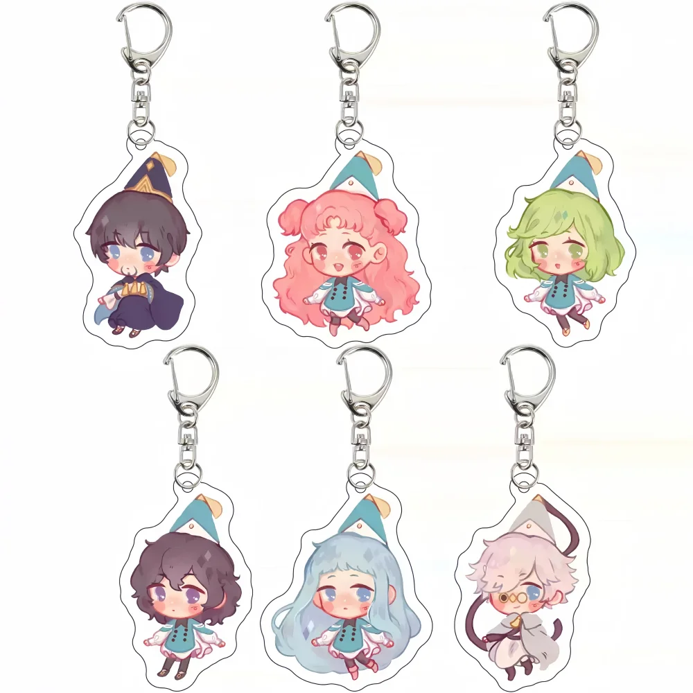Sharp Hat Magic Workshop Surrounding Acrylic Keychain Coconut Chifley Anime Surrounding Student Bag Pendant