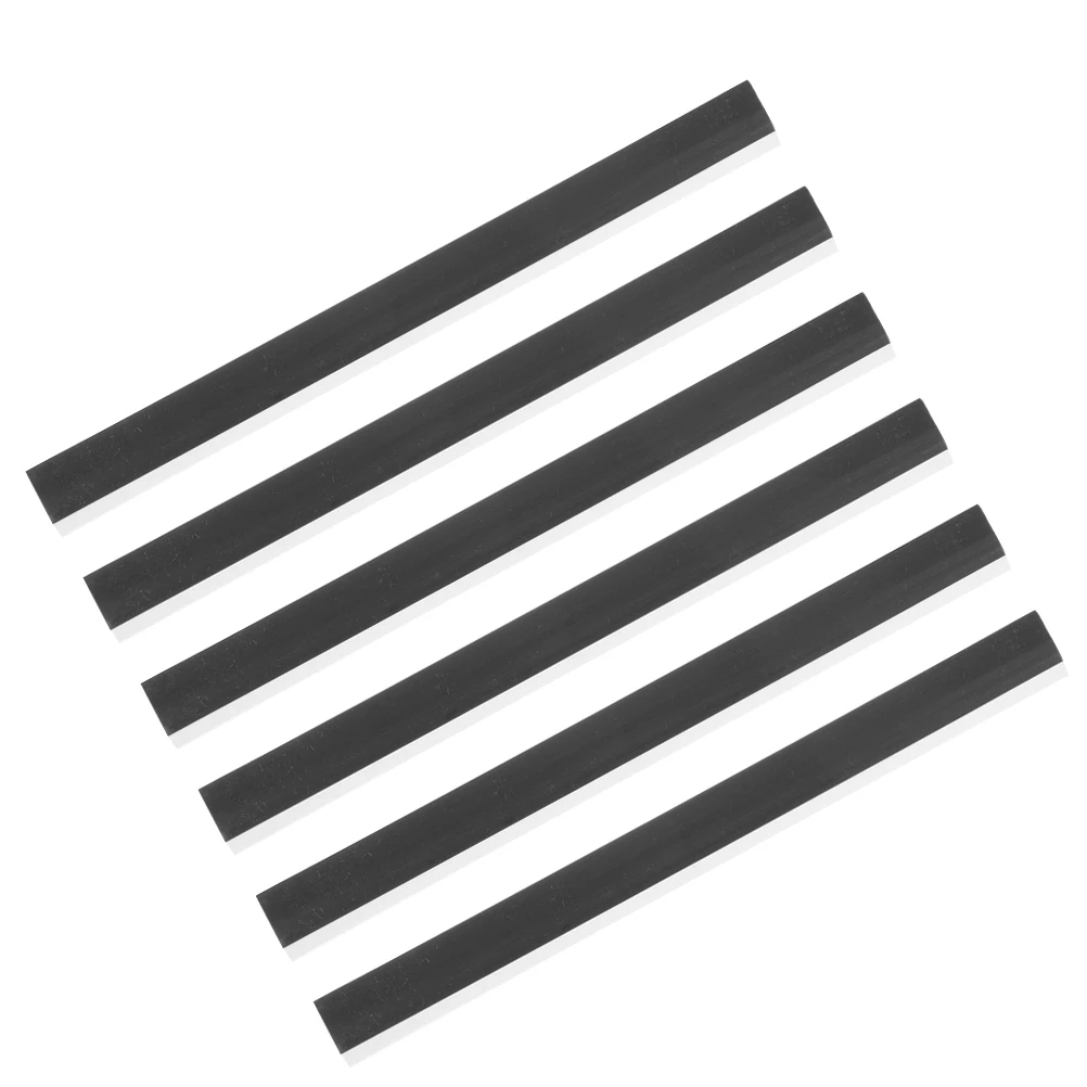 

6pcs Plastic Bars Replacement Lips Garbage Shovel Protectors Parts Bucket Dust Pan Attachments Repair Accessories Home