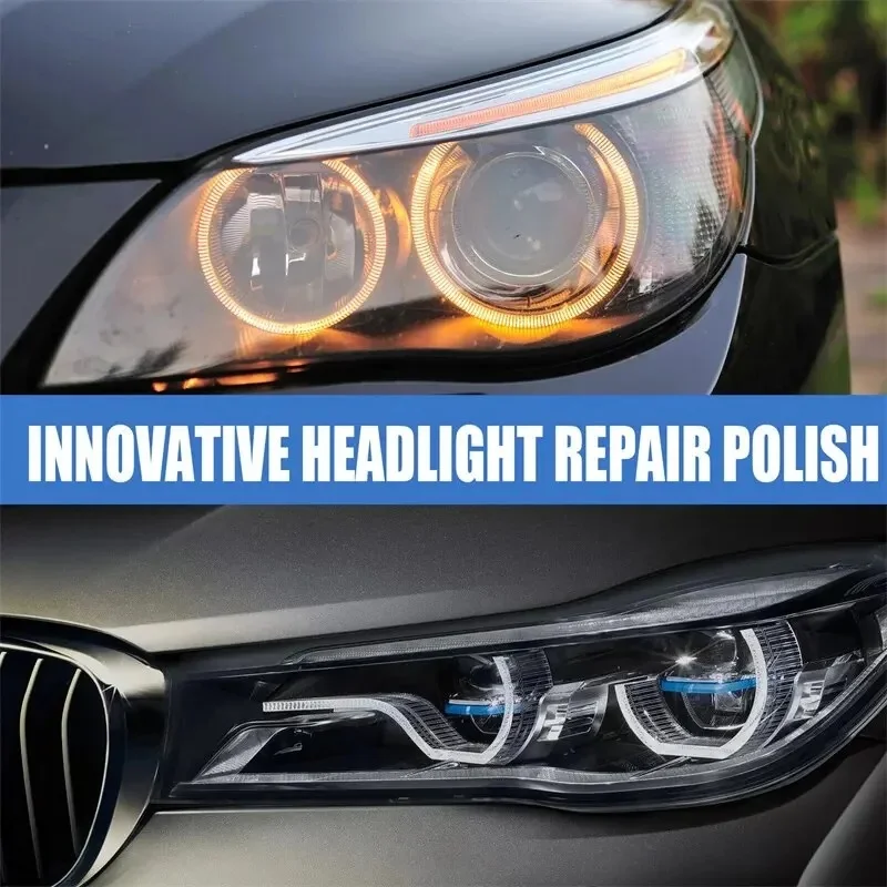 Car Headlight Repair Fluid Innovative Headlight Repair Polish Cleaner Agent Restoration Instantly Remove Oxidation Dirt Haze