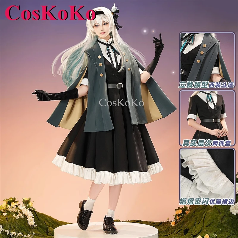 CosKoKo Firefly Cosplay Game Honkai: Star Rail Costume Midsummer Firefly Appointment Dress Halloween Party Role Play Clothing