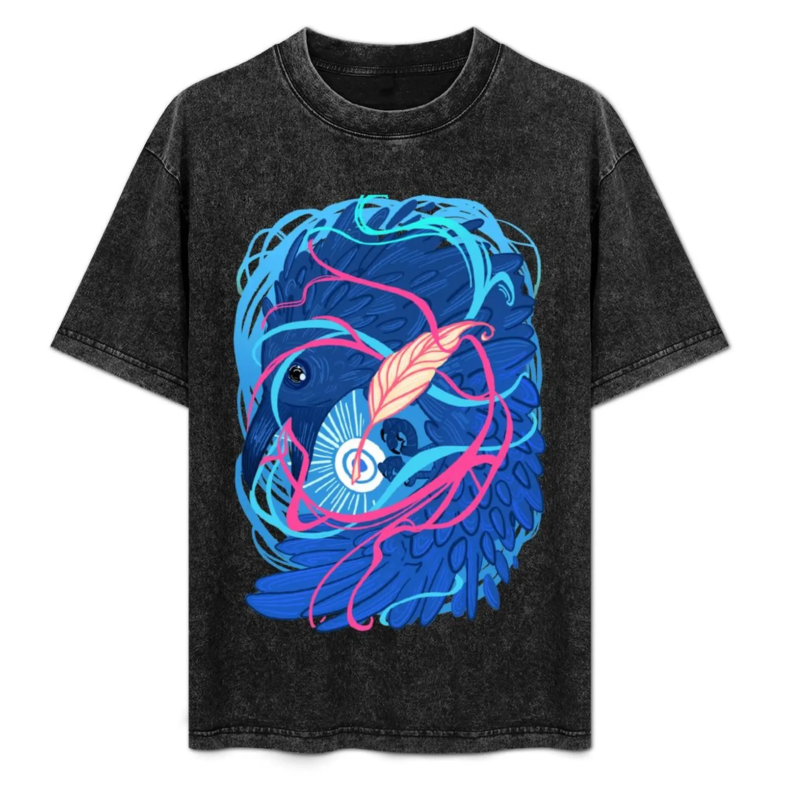

A Raven Memory T-Shirt blue archive kawaii clothes mens t shirts top quality