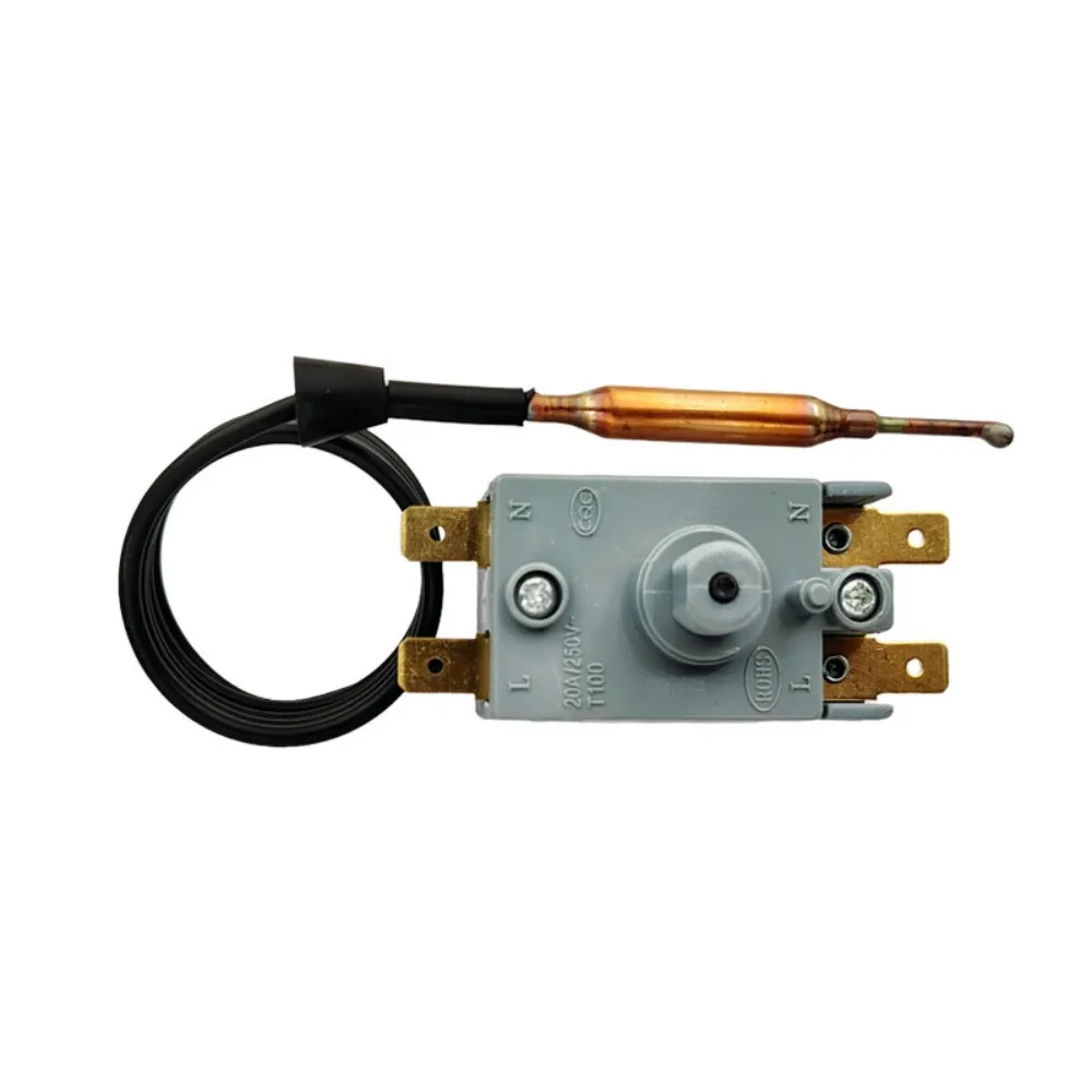 250VAC 20A 4 Pin Terminals Thermostat for Electric Water Heater Kettle WQS93-12 Water Heater Thermostat 250V 20A 4 Terminals